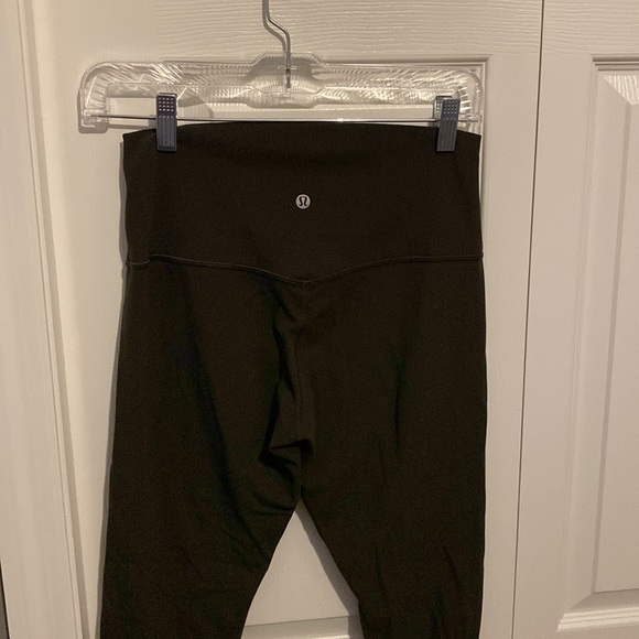 Lululemon high rise align leggings dark olive - Picture 2 of 4